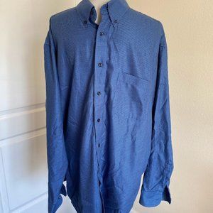 Men's Casual Long Sleeve Poplin Shirt